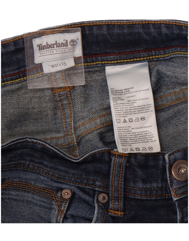 Jeans dritti da uomo TIMBERLAND W31 L30 cotone blu