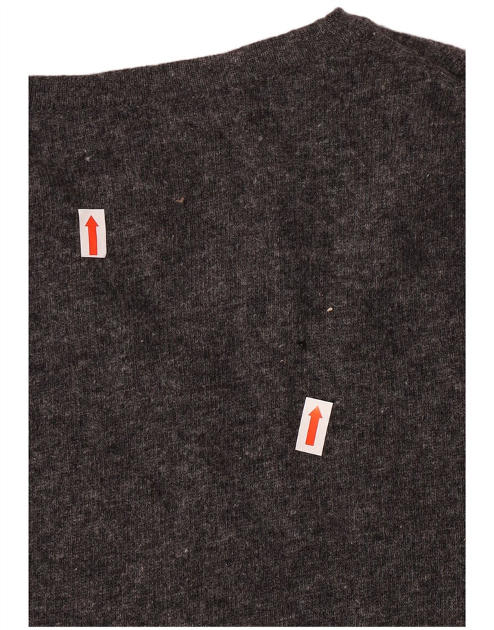 Canottiera da uomo Fred Perry in lana grigio medio