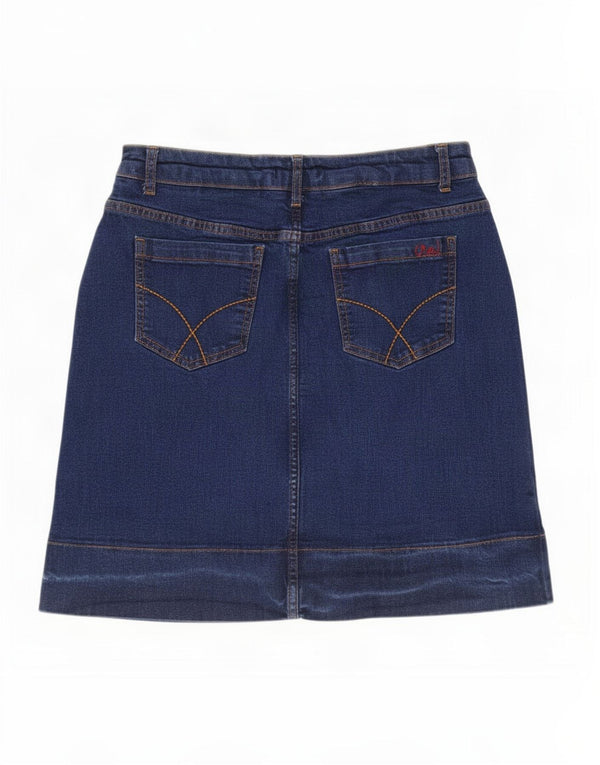 Crew Clothing Gonna in denim da donna UK 14 Media W30 Cotone blu
