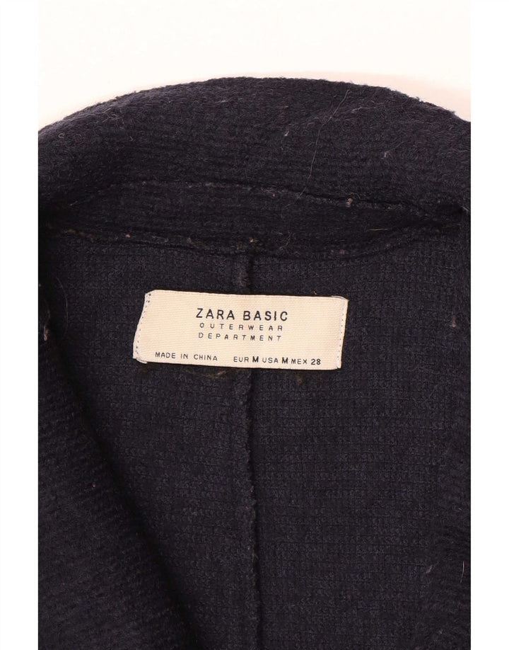 Zara Cappotto da donna UK 14 Medio Blu navy