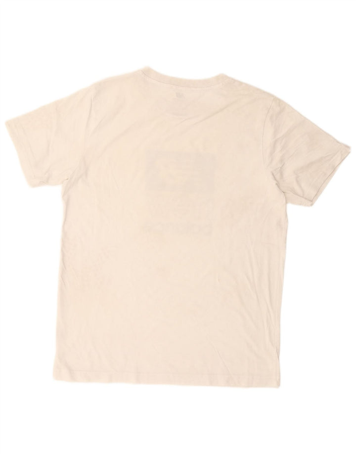 NEW BALANCE Mens Graphic T-Shirt Top Large White