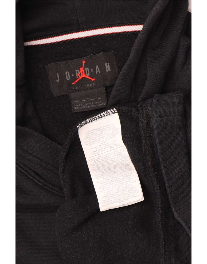 Felpa con cappuccio da uomo Jordan Large in cotone nero