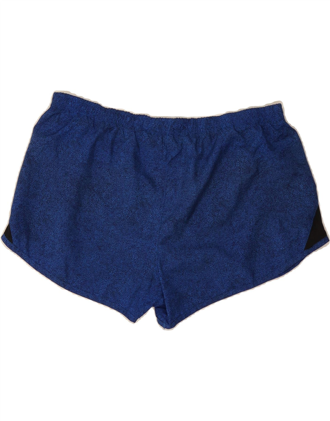 NIKE Womens Sport Shorts UK 16 Large  Blue Colourblock Polyester Vintage Nike and Second-Hand Nike from Messina Hembry 