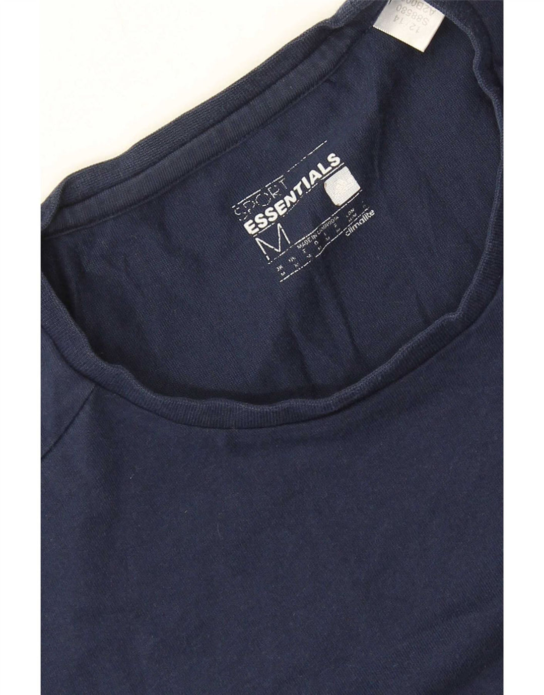 T-shirt Adidas Climalite da uomo media blu navy