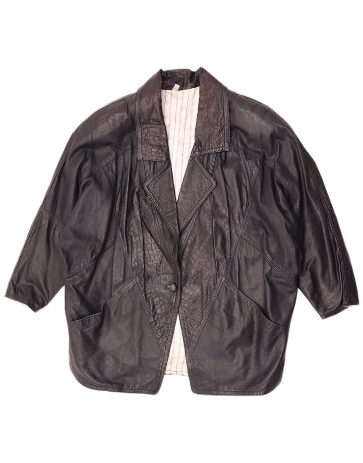 Giacca oversize oversize da donna vintage EU 40 viola medio
