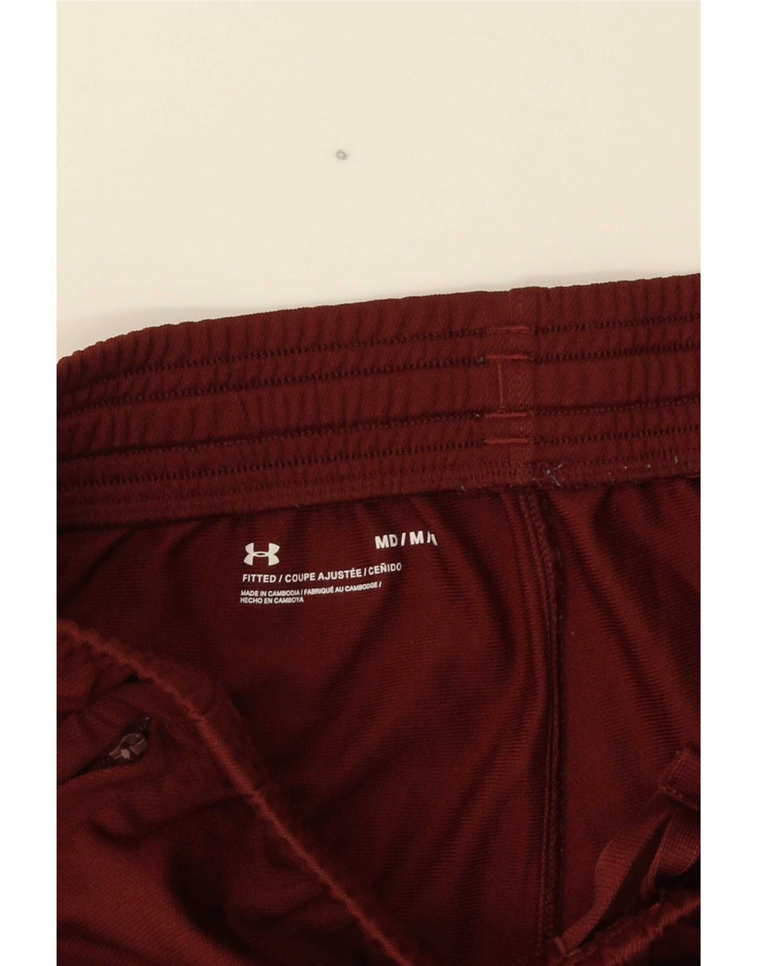 Pantaloni da tuta aderenti da uomo Under Armour Bordeaux medio