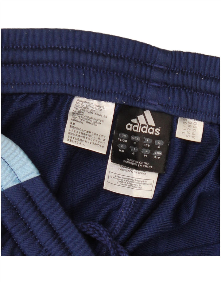 Pantaloni da tuta da uomo Adidas UK 36/38 Small Poliestere blu navy