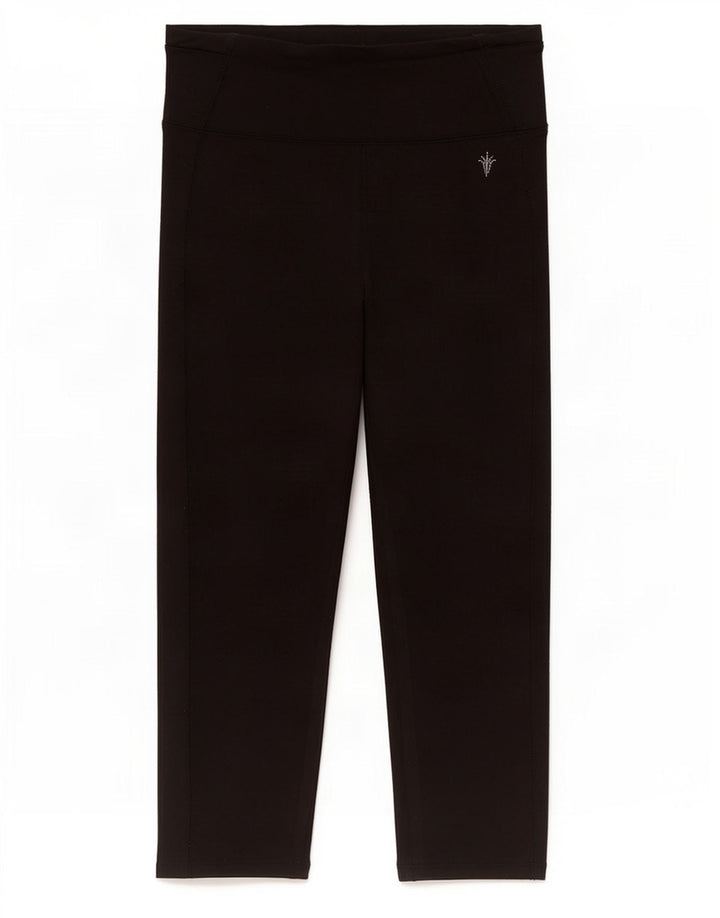 Leggings Capri da donna Marks & Spencer UK 12 poliestere nero medio