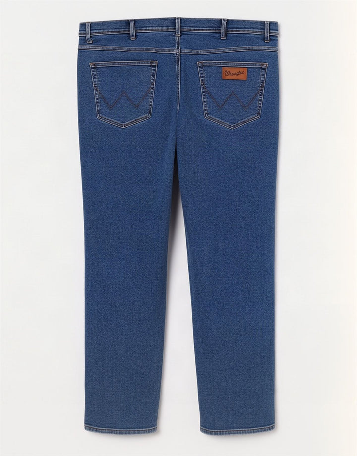 Jeans dritti da uomo Wrangler Texas W44 L32 blu