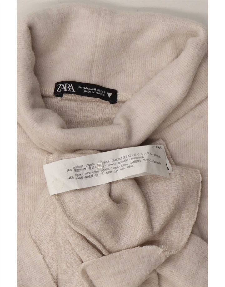 Canotta da donna Zara UK 12 Poliestere beige medio
