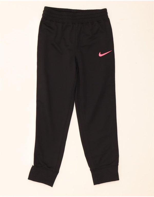 Pantaloni della tuta da ragazza Nike Joggers 5-6 anni Medium Black Colourblock