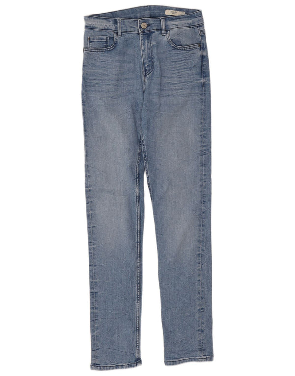 Marks & Spencer Donna The Lily Slim Jeans UK 10 Small W26 L30 Cotone blu