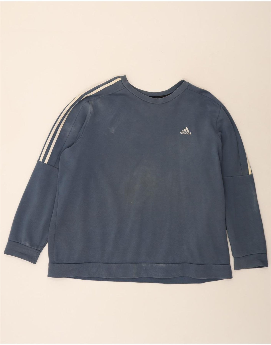 Felpa Adidas Uomo Maglione 2XL Cotone Blu