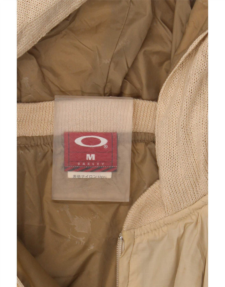 Giubbotto bomber con cappuccio da uomo Oakley UK 38 Nylon beige medio