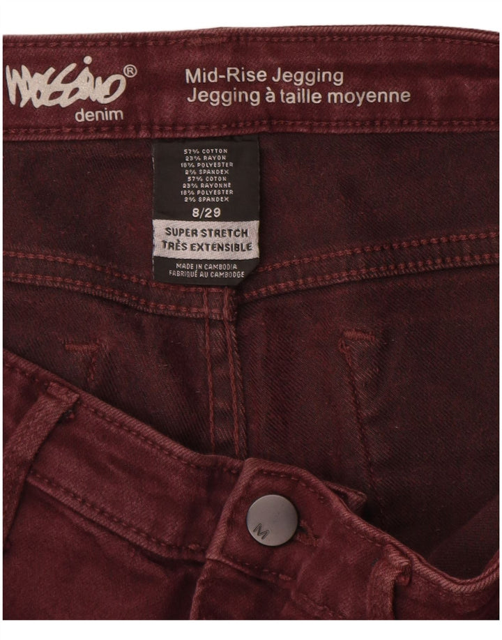MOSSIMO Jeans Jeggings da donna a vita media US 8 Medio W29 L28 Cotone marrone