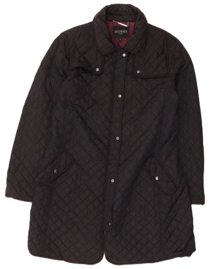 Soprabito trapuntato da donna Hobbs UK 14 grande nylon nero