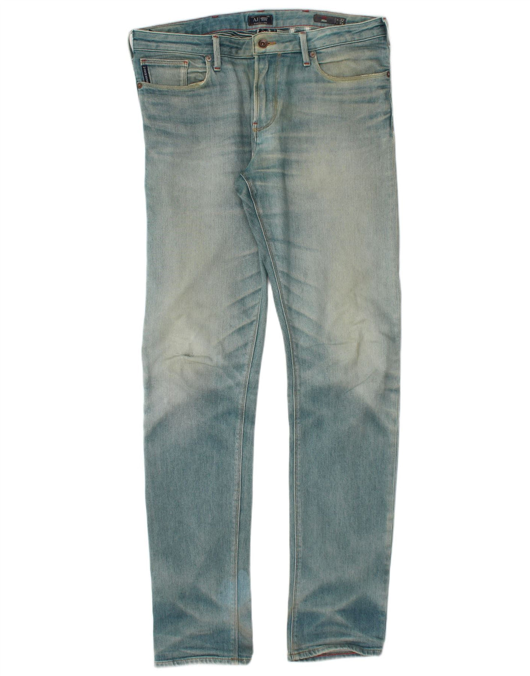Jeans slim da uomo ARMANI W32 L34 cotone blu