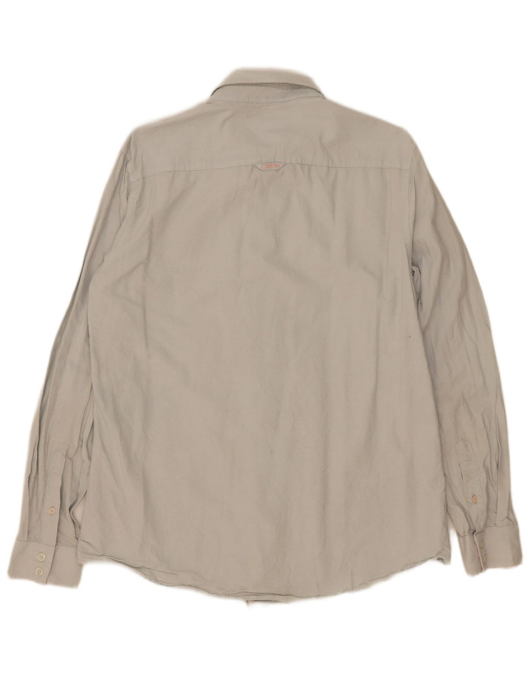 Crew Clothing Camicia slim fit da uomo grande in cotone blu
