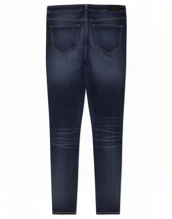 Marks & Spencer Donna The Ivy Skinny Jeans UK 14 Large W32 L27 Blu Navy