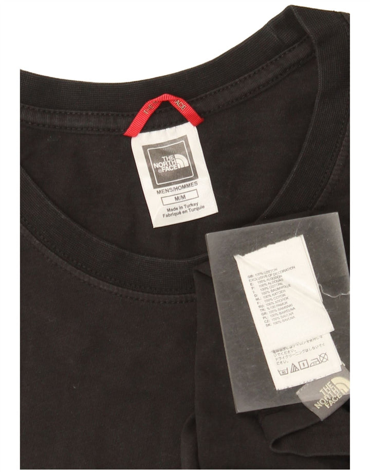 T-shirt grafica da uomo The North Face Top in cotone nero medio