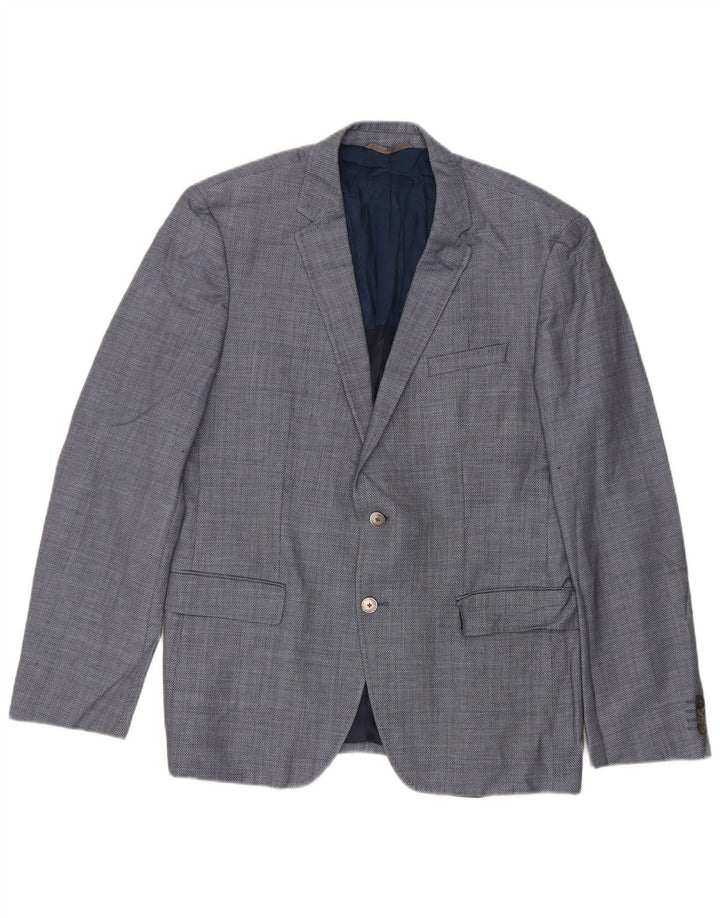 Giacca blazer a 2 bottoni da uomo Hugo Boss UK 38 Blu medio