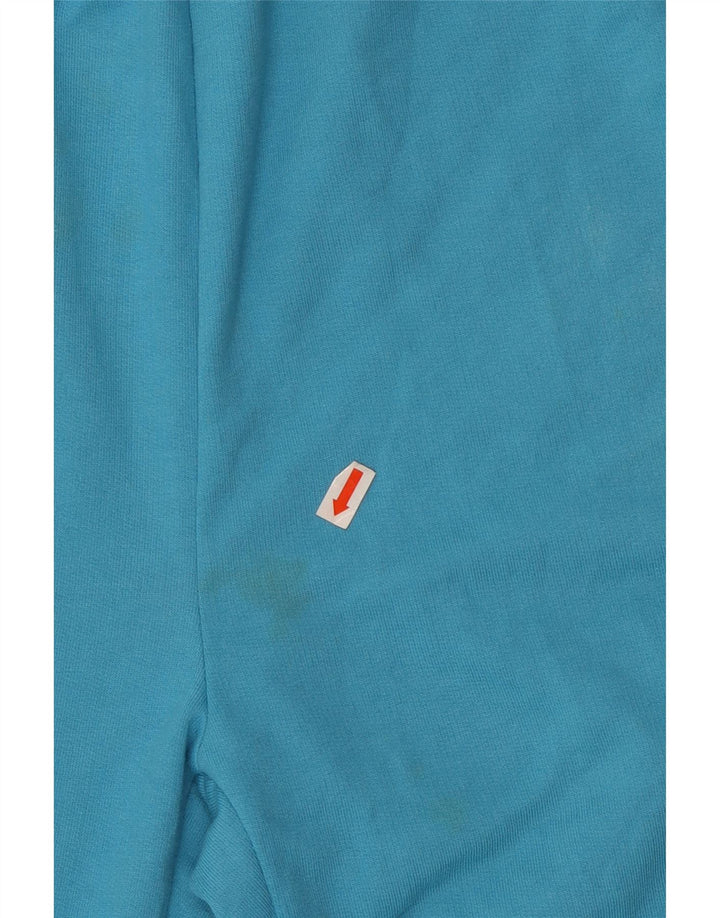Tuta intera da donna VINTAGE UK 14/16 Grande poliestere floreale blu