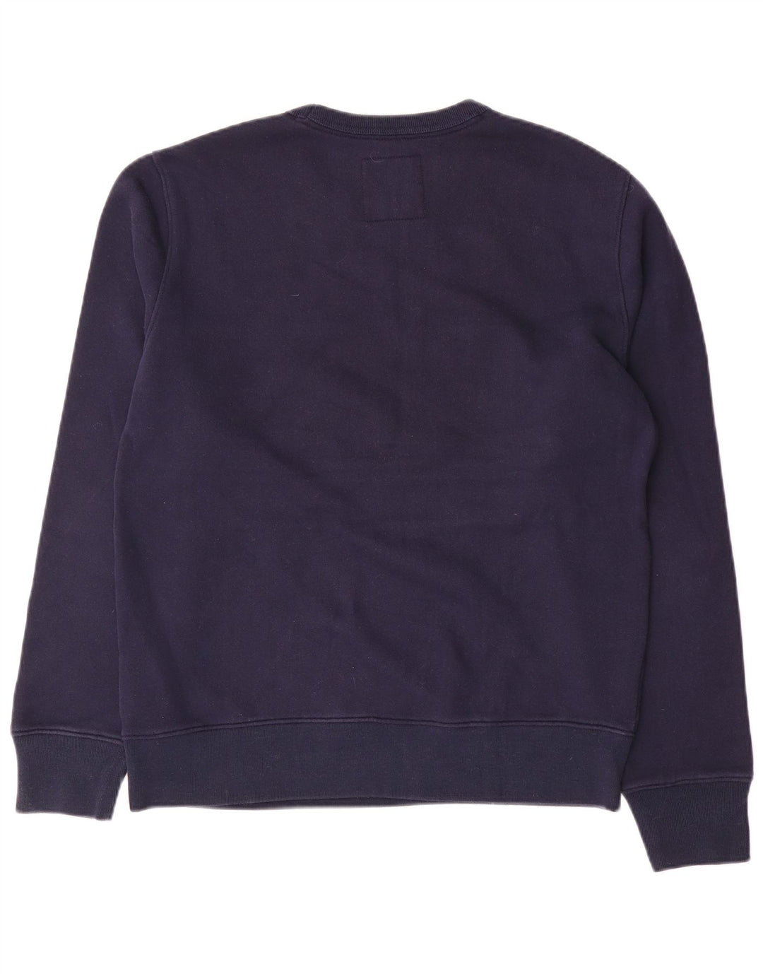 Felpa grafica da uomo Hollister, maglione medio, blu navy, color block