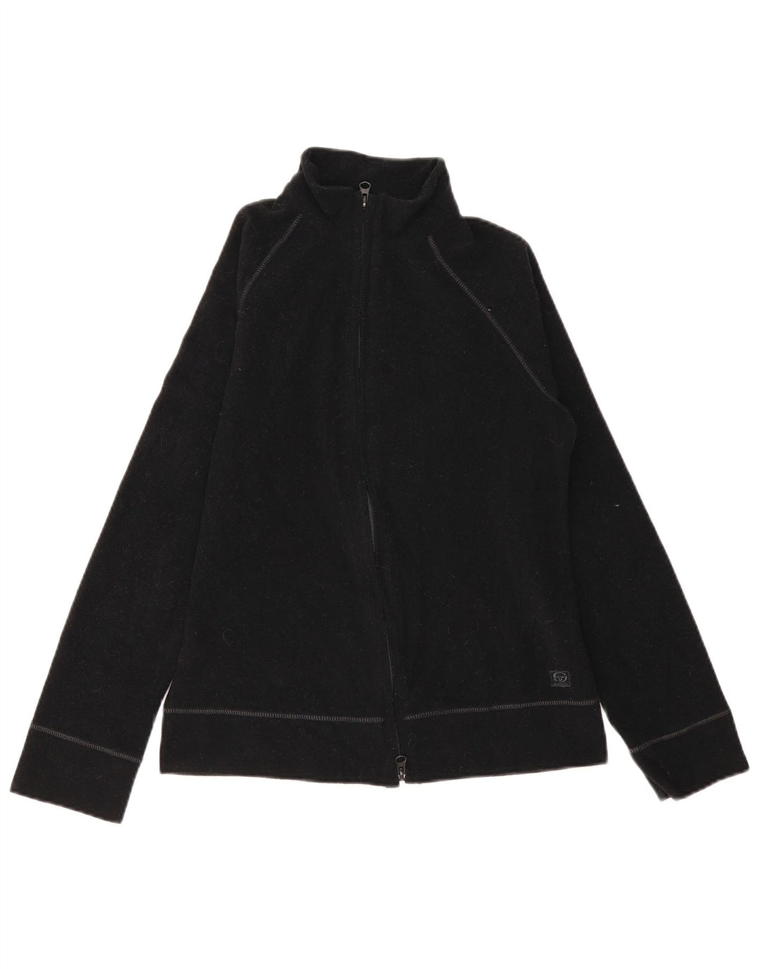 Giacca in pile da donna SERGIO TACCHINI UK 12 Medium Nero Poliestere