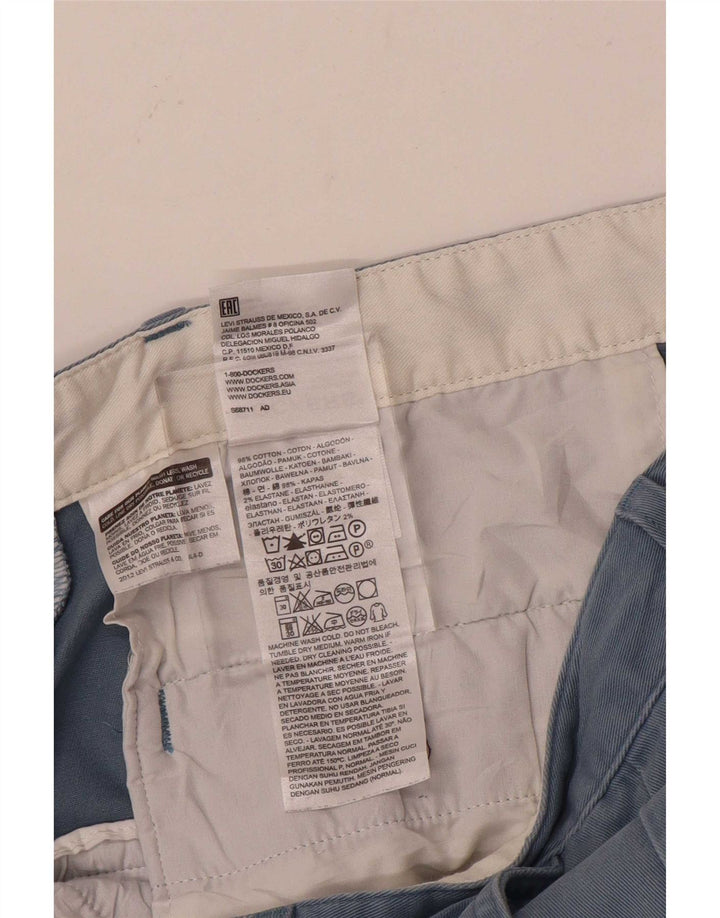 Pantaloncini cargo da uomo Dockers W34 grandi in cotone blu