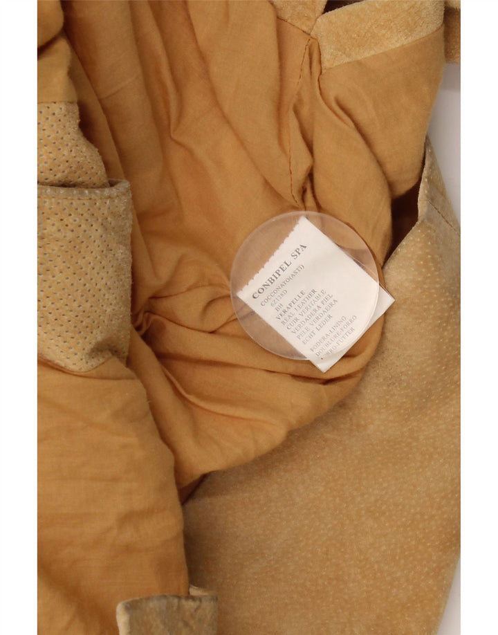Giacca Scamosciata Uomo Conbipel IT 56 2XL Pelle Beige
