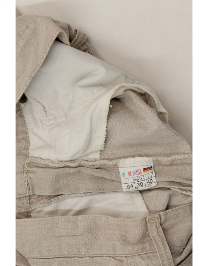 ROCCOBAROCCO Womens Slim Casual Trousers IT 44 Medium W28 L28 Grey Cotton Vintage Roccobarocco and Second-Hand Roccobarocco from Messina Hembry 
