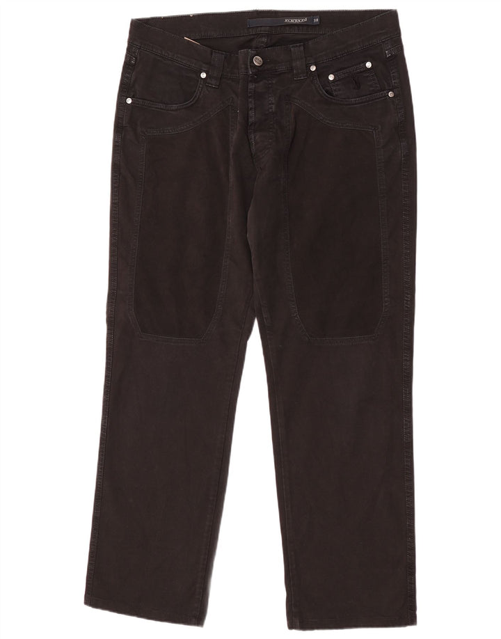Jeans dritti da uomo Jeckerson W38 L30 cotone nero