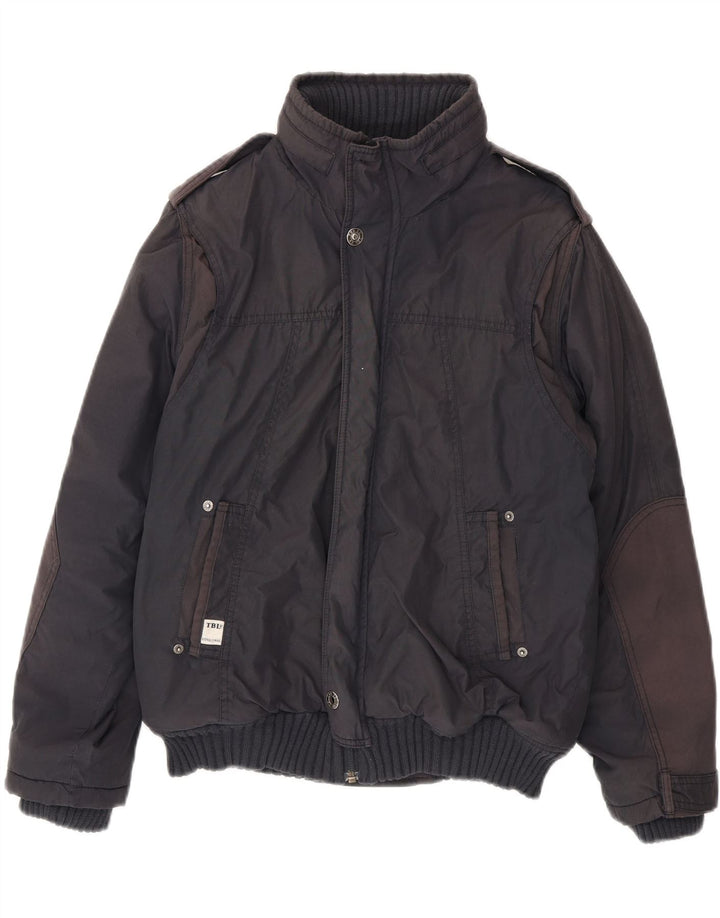Giubbotto bomber militare da bambino Timberland 11-12 anni in poliammide blu navy