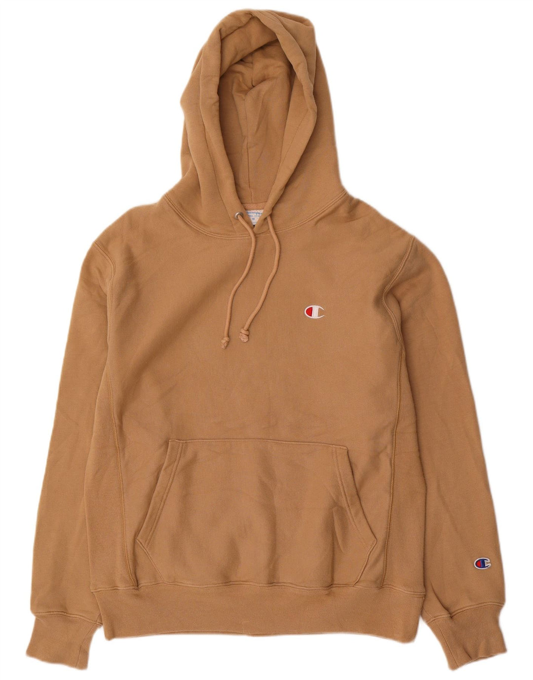 Felpa con cappuccio da uomo Champion in cotone beige medio
