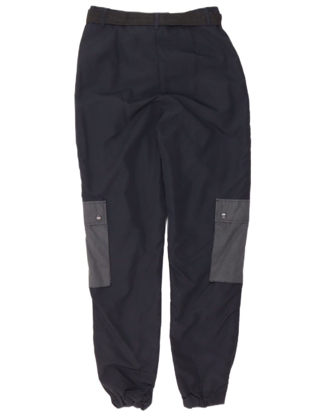 Pantaloni cargo da jogging da donna Ellesse UK 8 Small Nylon color block nero