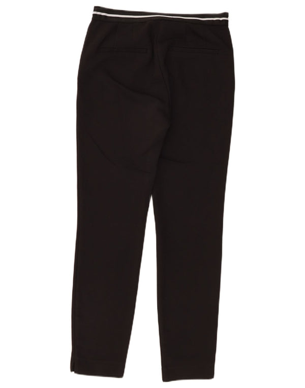 Pantaloni chino slim da donna Zara XS W24 L27 cotone nero