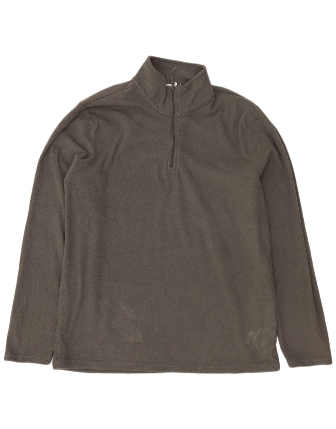 MOUNTAIN WAREHOUSE Maglione in pile da uomo con zip e collo grande in poliestere grigio