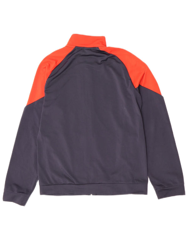 Giacca da ginnastica grafica da ragazzo Puma 13-14 anni Blu navy Colourblock
