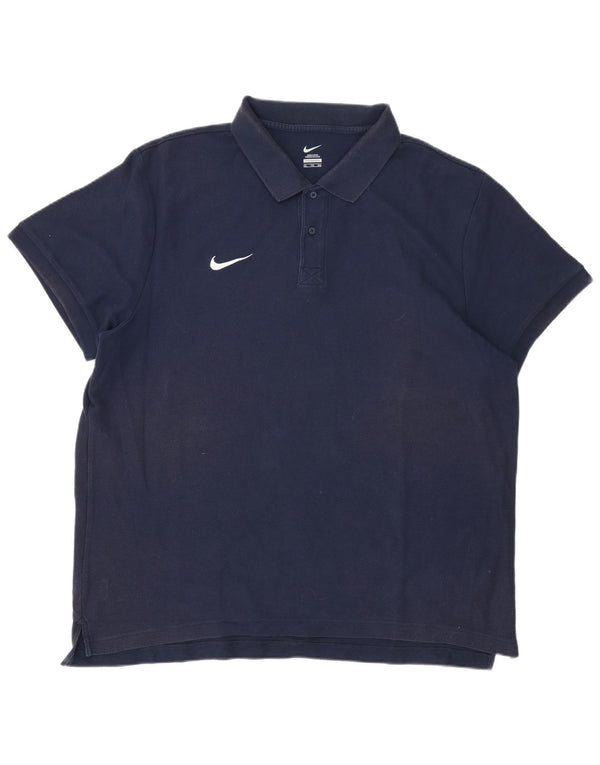 Polo Nike da uomo 2XL in cotone blu navy