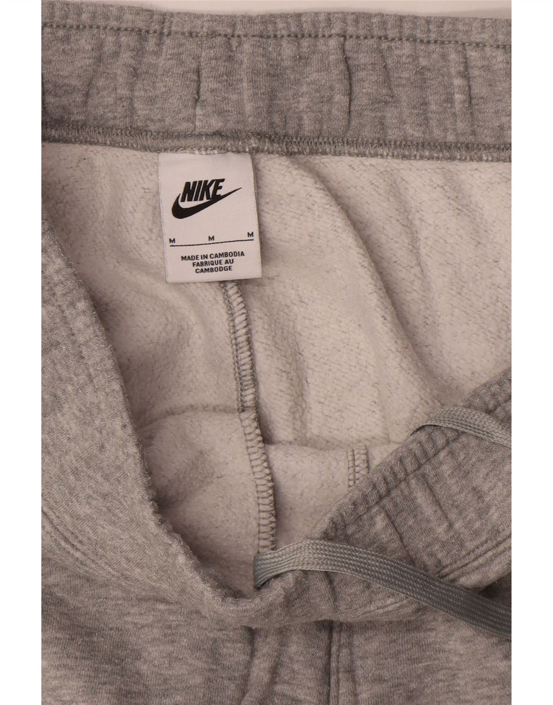 Pantaloni da tuta cargo con grafica NIKE da uomo in cotone color block grigio medio