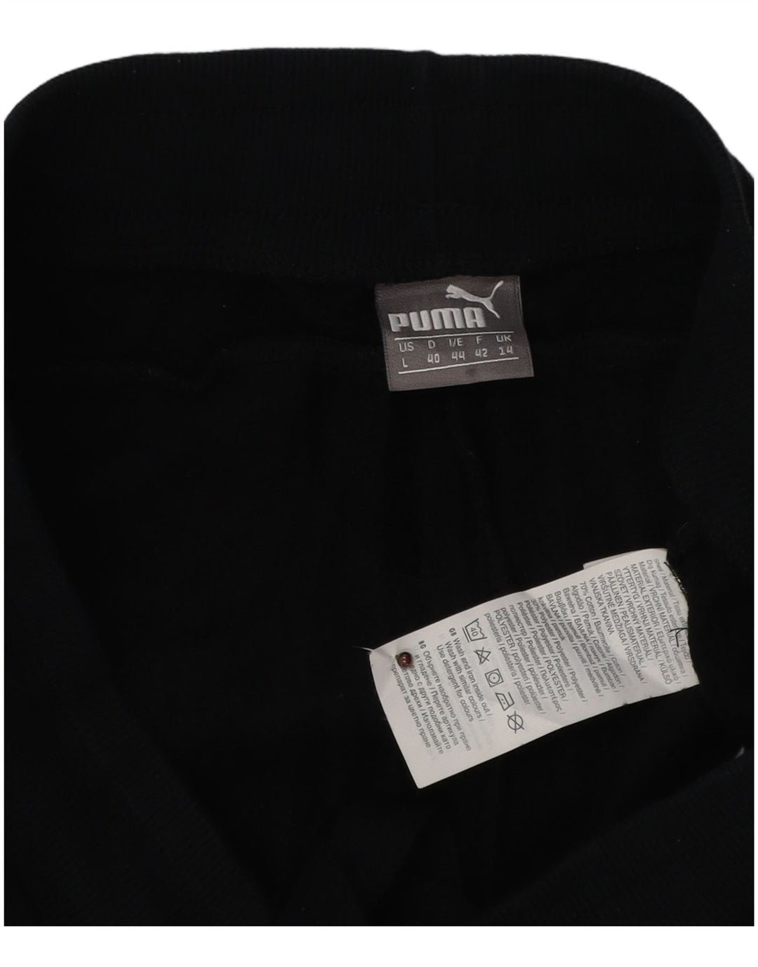 Pantaloni da tuta da donna PUMA Joggers UK 14 Large Blu Navy Cotone