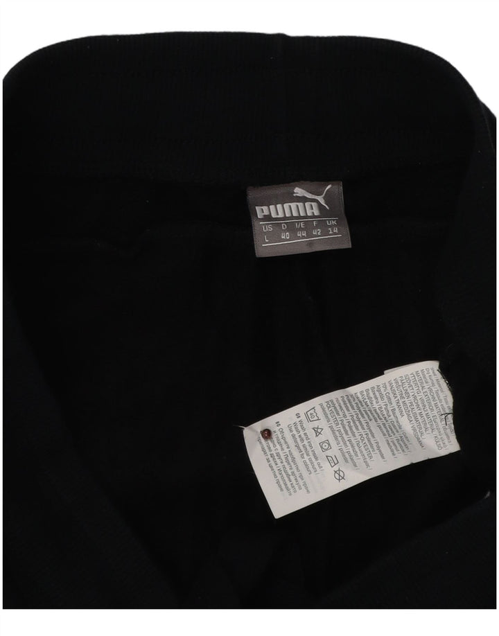 Pantaloni da tuta da donna PUMA Joggers UK 14 Large Blu Navy Cotone