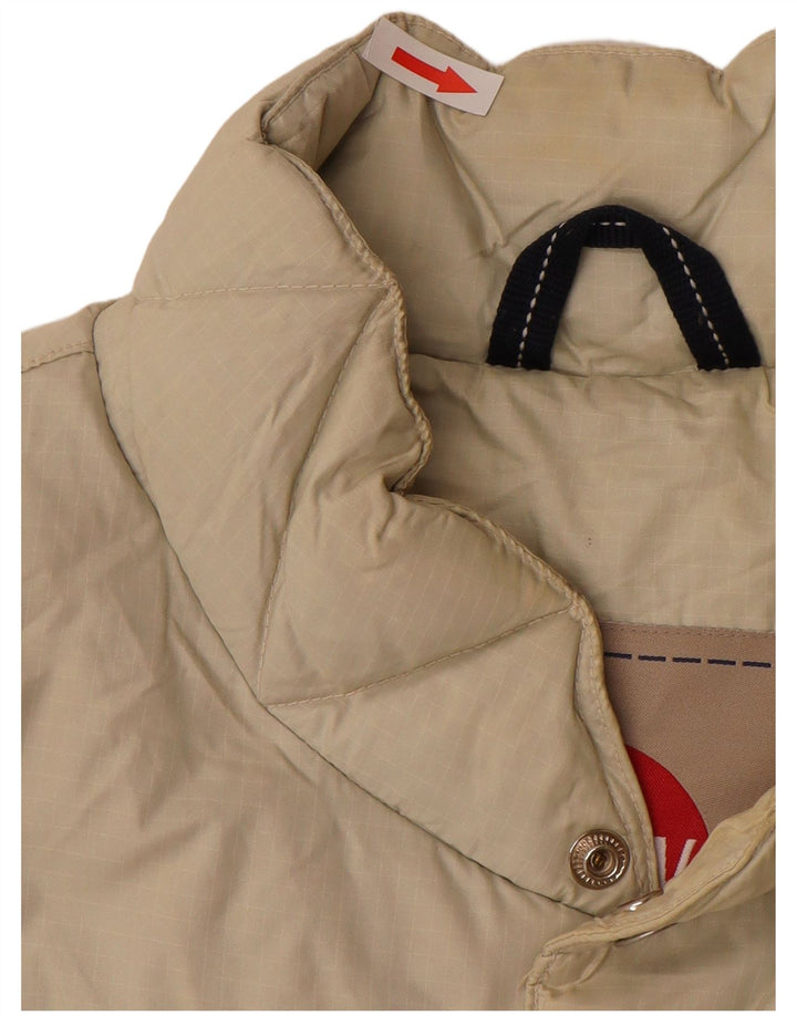 Gilet imbottito da uomo per velieri MURPHY & NYE UK 40 grande in poliammide bianco sporco