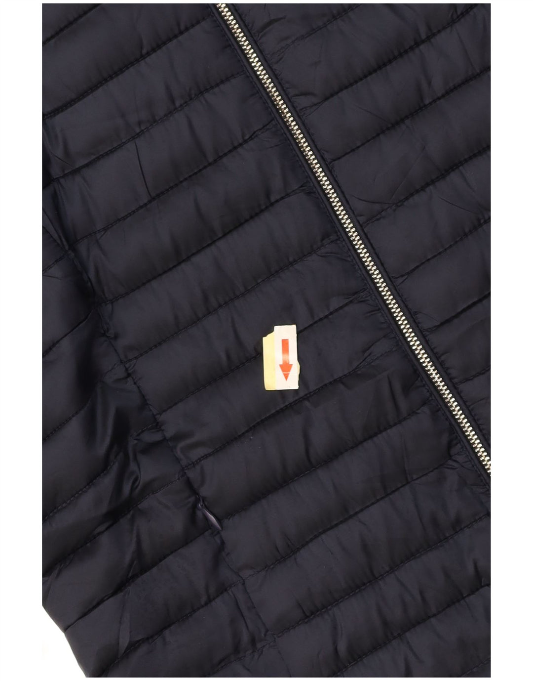 MASSIMO DUTTI Giacca imbottita con cappuccio da donna UK 10 Small Blu Navy