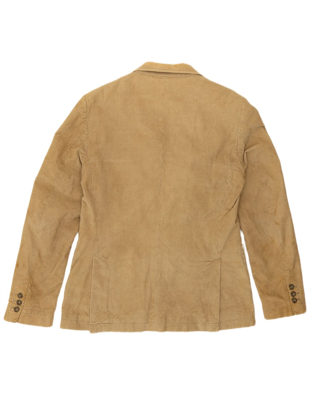 Giacca blazer da uomo in velluto a coste a 2 bottoni Zara UK 40 grande beige