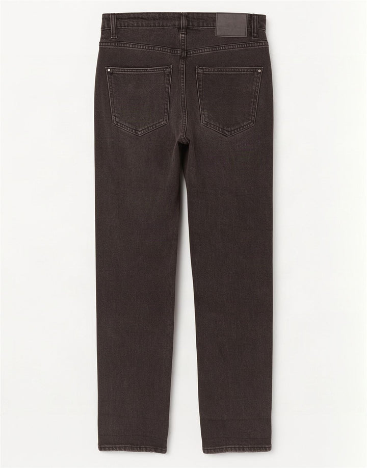 Jeans Zara da donna a vita alta EU 38 Small W28 L27 Grigio
