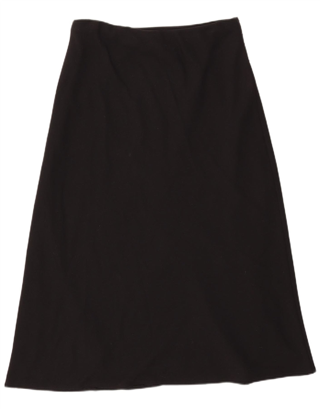 Gonna a trapezio da donna Marks & Spencer UK 16 grande W33 poliestere nero
