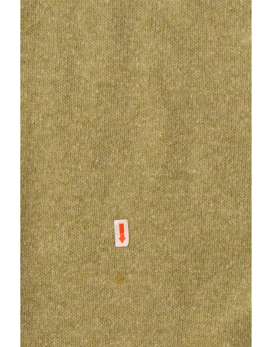 Gonna longuette in maglia da donna vintage media W28 in lana verde