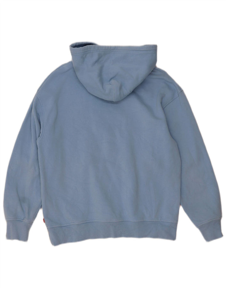 Maglione con cappuccio grafico rilassato da uomo Levi's piccolo in cotone blu