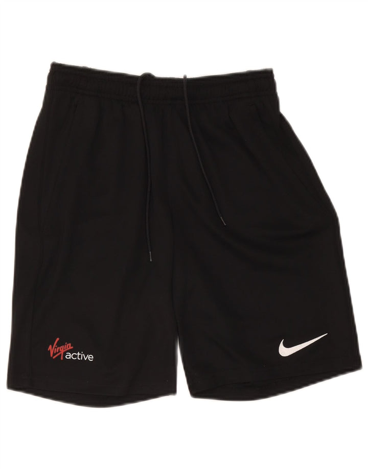 Pantaloncini sportivi Nike da donna Dri Fit UK 8 piccoli poliestere nero